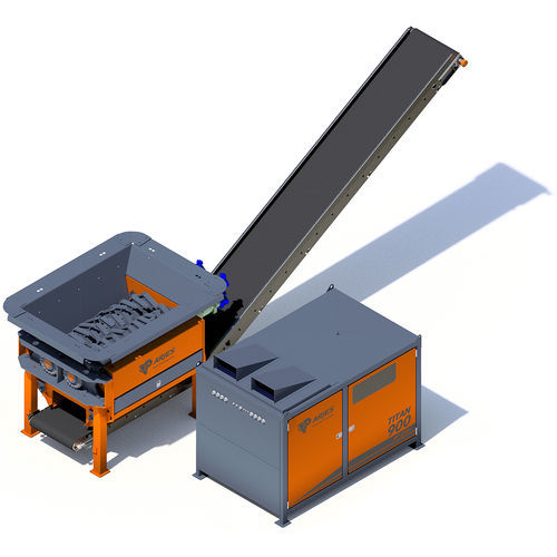 Déchiqueteur primaire - TITAN 900 e-pu / d-pu - ARJES - Recycling Innovation - à 2 arbres / pour carton / pour le bois
