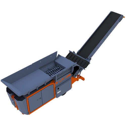Déchiqueteur primaire - EuRec S-750 - ARJES - Recycling Innovation - à deux arbres / pour le bois / papier