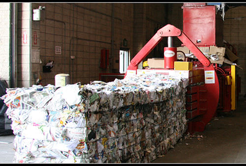 Presse à balles pour papier - HP series - Harris - horizontale / à chargement par le haut