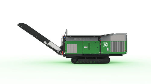 Déchiqueteur à 1 arbre - Terminator series - Komptech - pour le bois / de déchets / mobile