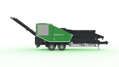 Déchiqueteur à 1 arbre - Axtor  - Komptech - pour le bois / pour les déchets verts / compact