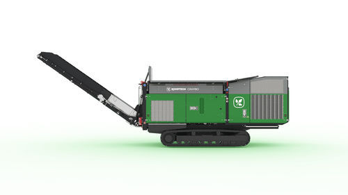 Déchiqueteur à 2 arbres - Crambo direct - Komptech - pour le bois / pour les déchets verts / mobile