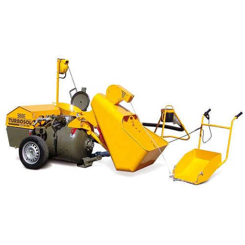 Transporteur de chapes sur semi-remorque - Transmat 250 E - TURBOSOL PRODUZIONE SRL