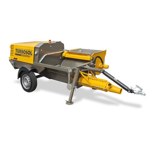 Pompe à béton montée sur remorque - PRO H BMS - TURBOSOL PRODUZIONE SRL - pour chantier / diesel