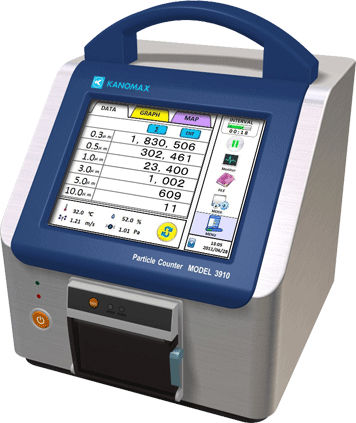 Compteur de particules aériennes - ISO21501-4, ISO 14644, FS 209E, BS 5295, EC GMP | 3910/3905 - Kanomax USA