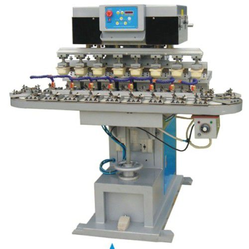 Machine de tampographie à encrier fermé - M8-C - LC Printing Machine Factory Limited - pour l'industrie du jouet / pour l'industrie électronique / pour l'industrie pharmaceutique
