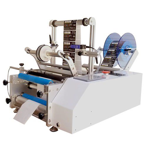 Machine d'étiquetage semi-automatique - LM-41311 - LC Printing Machine Factory Limited - pour bouteilles / pour applications sur le côté / wrap-around