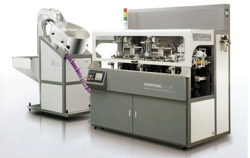 Machine de sérigraphie automatique - ASH-107 - LC Printing Machine Factory Limited - à 3 couleurs / pour l'industrie du verre
