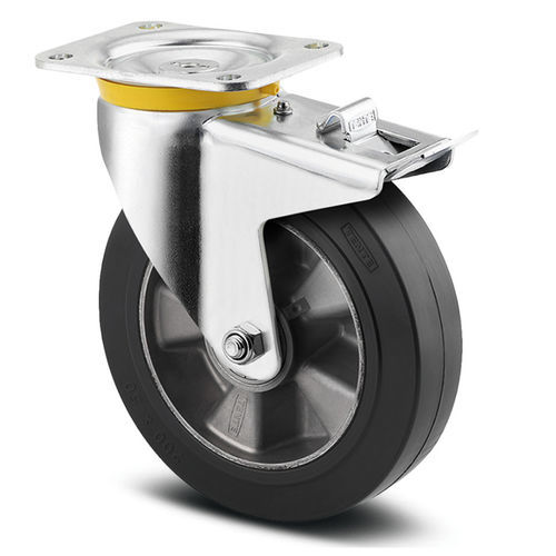 Roulette pivotante - ZETA - TENTE ® - à platine / élastique / double