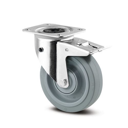 Roulette pivotante - Alpha reverse  - TENTE ® - à platine / double / en polyamide
