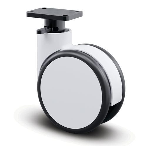 Roulette pivotante - Forma - TENTE ® - à platine / à pulvérulents / en polyamide