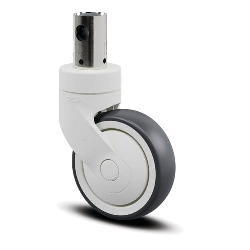 Roulette pivotante - Levina care - TENTE ® - à platine / non marquante / en polypropylène