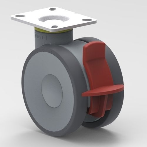 Roulette pivotante - 5947XSP125P62 KP  - TENTE ® - à platine / en polyamide / en polyuréthane