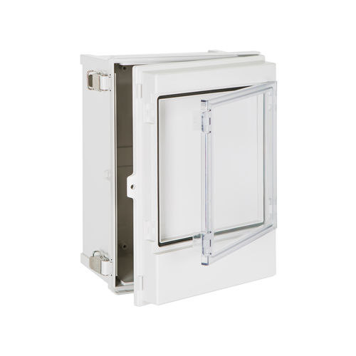 Boîtier avec porte battante - D series - BOXCO Inc. - mural / rectangulaire / en ABS