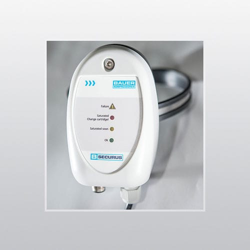 Système de contrôle de surveillance - B-SECURUS - BAUER KOMPRESSOREN GmbH - d'humidité / de concentration / pour filtres
