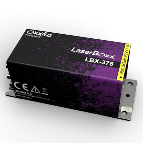 Diode laser continue - LBX-375 - Oxxius - pulsée / à état solide / visible