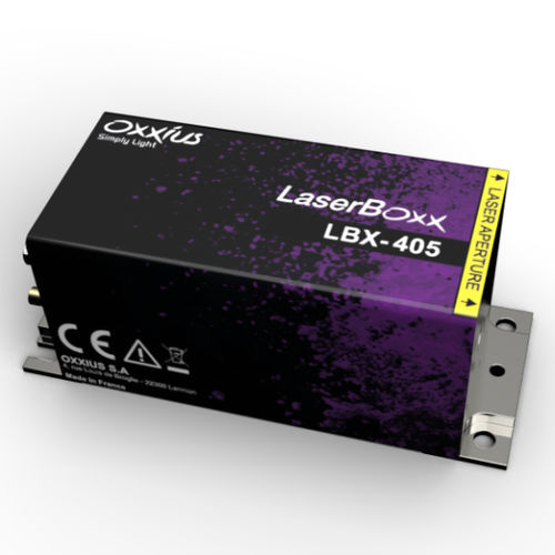 Diode laser continue - LBX-405 - Oxxius - pulsée / à état solide / visible