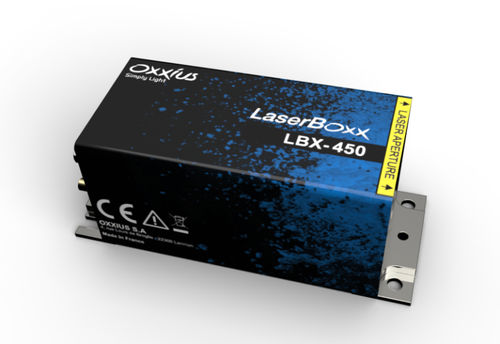 Diode laser continue - LBX-450 - Oxxius - pulsée / à état solide / visible