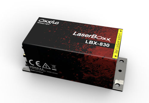 Diode laser continue - LBX-830 - Oxxius - à fibre / visible / pour le marquage