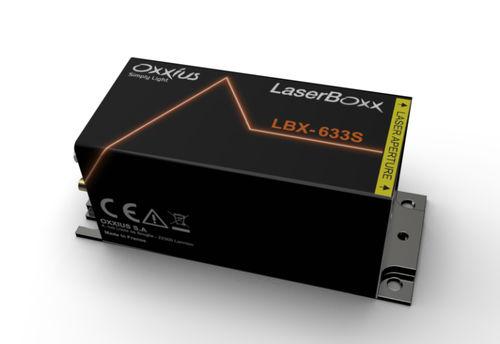 Laser à mode longitudinal - LBX-633S - Oxxius - CW / à état solide / rouge