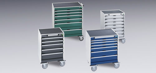 Armoire de stockage - Cubio series - Bott - à roulettes / à tiroir / en métal