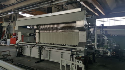 Filtre-presse à poutre haute - FB/1200-40 - FRACCAROLI & BALZAN S.p.a - automatique / pour boue