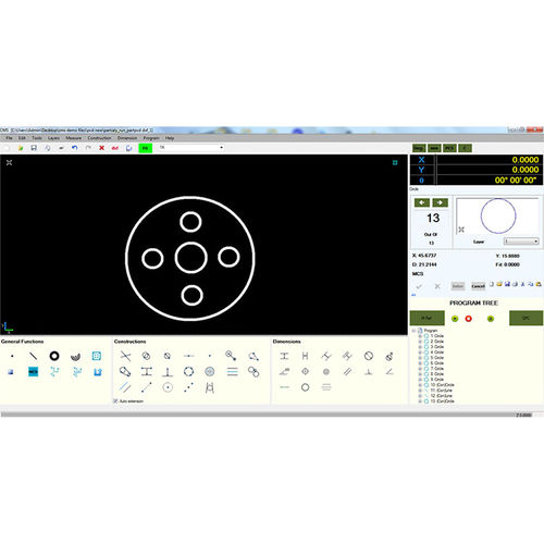 Logiciel d'analyse mécanique - CMS 2000 - Electronica Mechatronic Systems (I) Pvt Ltd - d'analyse de mesures dimensionnelles / de métrologie / pour les formes complexes