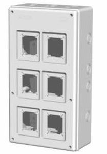 Coffret électrique mural - INDUBOX Series - Portalamparas y Accesorios SOLERA S.A. - en acier / étanche / pour distribution électrique