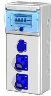 Coffret électrique équipé - EN 60439 | INDUBOX Series - Portalamparas y Accesorios SOLERA S.A. - en ABS / pour distribution électrique / avec prise de courant