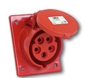 Prise électrique encastrée - 16 - 63 A, 230 - 400 V | INDUBOX Series - Portalamparas y Accesorios SOLERA S.A. - résistante aux produits chimiques / CEE / RoHS