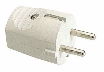 Fiche électrique type schuko - 2.5 - 16 A, 250 V - Portalamparas y Accesorios SOLERA S.A.