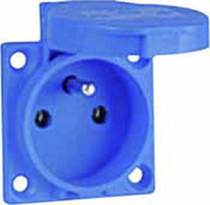 Prise électrique murale - 16 A, 250 V, IP 54 - Portalamparas y Accesorios SOLERA S.A. - encastrée / IP54