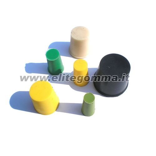 Bouchon cylindrique - ETCS series - Elite Gomma International srl - conique / femelle / en silicone
