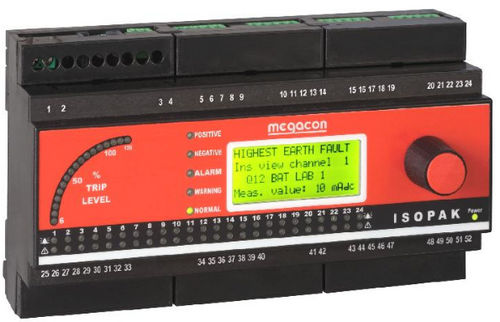 Relais de surveillance 1NO/NF - ISOPAK2xx series - Meagacon AS - DC / sur rail DIN / numérique