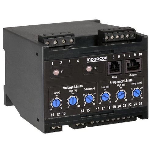 Relais de protection de surtension - KCFV54x series - Meagacon AS - de sous-tension / de fréquence / triphasé
