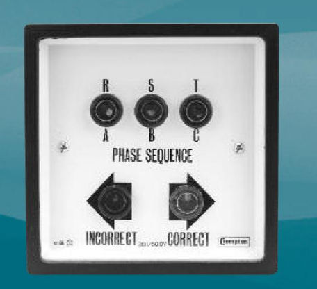 Indicateur de séquence de phase - Meagacon AS - à LED / pour montage sur panneau