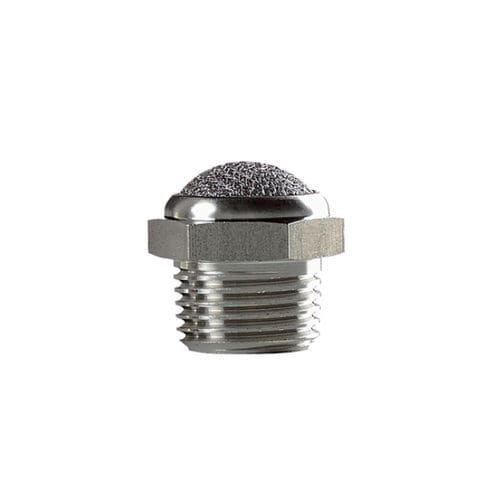 Silencieux pour air comprimé - SX series - SAF S.R.L. - en métal fritté / en acier inoxydable