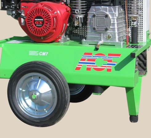 Compresseur à piston - CM7 - ACF France - d'air / essence / sur roulette