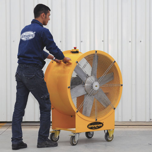Ventilateur sur pied - UAS® - UNVEREN Co.Inc. - mobile / axial / d'extraction