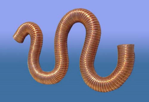 Gaine de ventilation flexible - UAS FUGA COPPER PIPES - UNVEREN Co.Inc. - ronde / en cuivre / pour ventilation