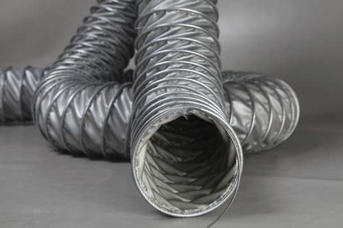 Tuyau flexible pour air chaud - UAS ALLEGRO CLIP-HT 400 - UNVEREN Co.Inc. - en tissu / basse pression