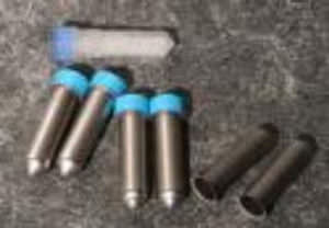 Flacon cylindrique - Biospec - en acier inoxydable / avec bouchon