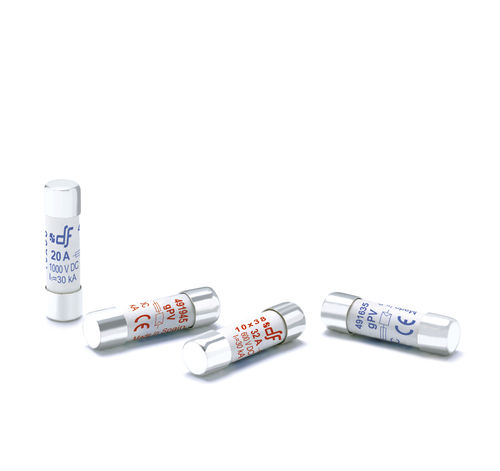 Fusible cylindrique - DF ELECTRIC - thermique / Classe gPV / pour applications photovoltaïques