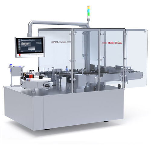 Machine d'étiquetage contrôlée par PLC - ESA series - Bausch + Ströbel Maschinenfabrik Ilshofen GmbH+Co. KG - pour bouteilles / pour étiquettes auto-adhésives / compacte