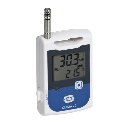 Enregistreur de données de température et d'humidité - Klima 20 - GANN Mess- u. Regeltechnik GmbH - USB / avec afficheur LCD / programmable