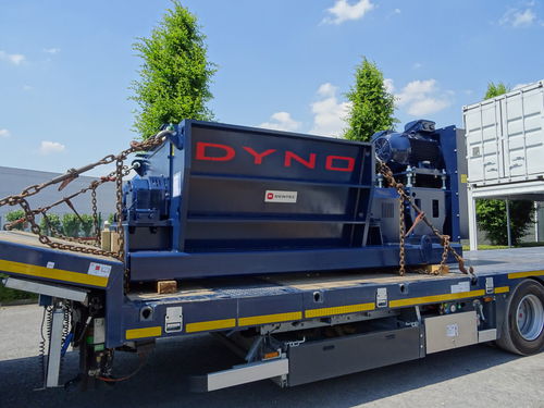 Pré-broyeur de produits alimentaires - Dyno 5  - Rentec - pour déchets organiques / à rotor / horizontal