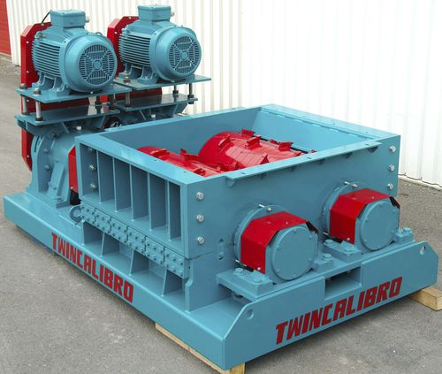 Déchiqueteur primaire - Twinkalibro - Rentec - à 2 arbres / de déchets solides et en vrac / compact
