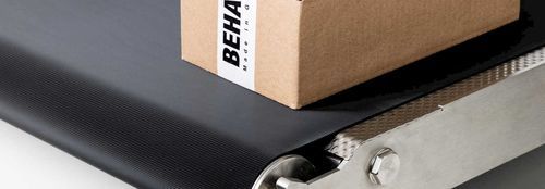 Bande de convoyeur rainurée - FBFOJ750X25A - BEHA Innovation GmbH - BEHAbelt - en PU / 84 shore A / 60 shore A