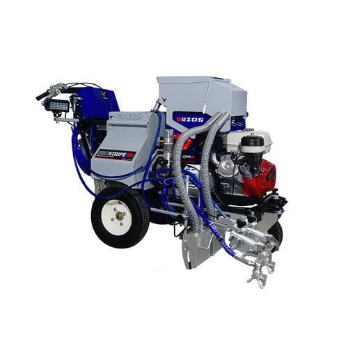 Machine de traçage de ligne pour les routes - PROSTRIPE 300 SP COMPLETE - VEZOS - hydraulique / automotrice / à 2 pistolets