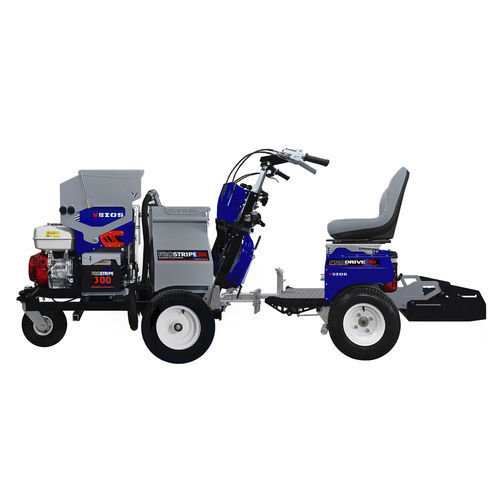 Machine de traçage de ligne hydraulique - PROSTRIPE 300 WB - VEZOS - automotrice / à conducteur accompagnant